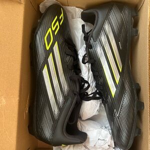 Adidas F50 Black and Neon Yellow Men's Cleats